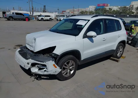 2015 Volkswagen Tiguan S из США, поврежденный, VIN WVGAV7AX2FW510703